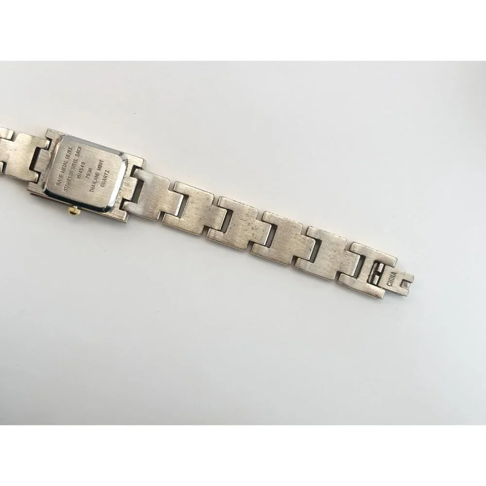 Anne Klein II Dual Toned 10/4549 Bracelet Vintage Wristwatch - 17mm - WORKS!